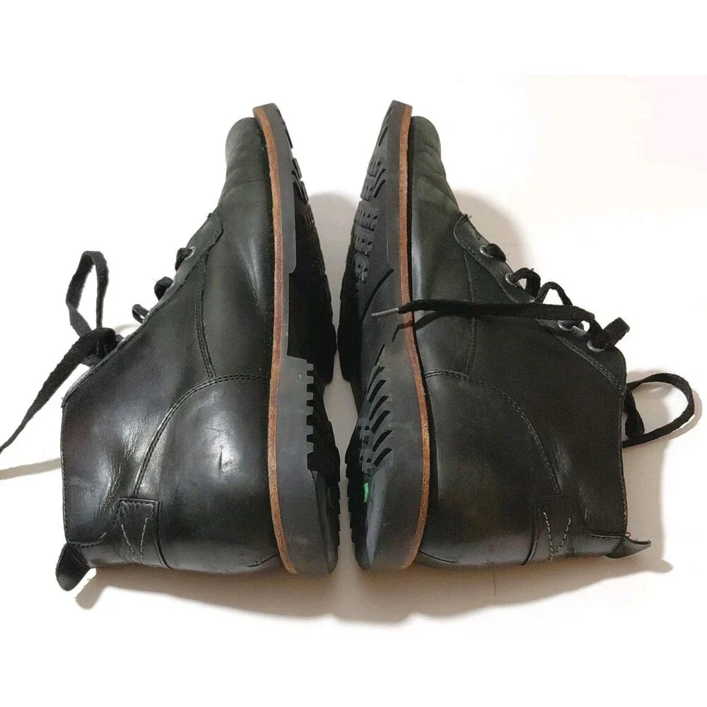 Timberland Men’s Leather Kendrick Chukka Waterproof Ankle Black Boots Size 9